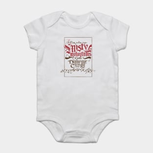 Misty Mountains Baby Bodysuit